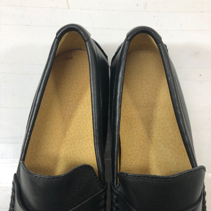 コールハーン ドライビングシューズ コインローファー カーフ ブラック サイズUK7 メンズ COLE HAAN 約25.5cm【AFC51】