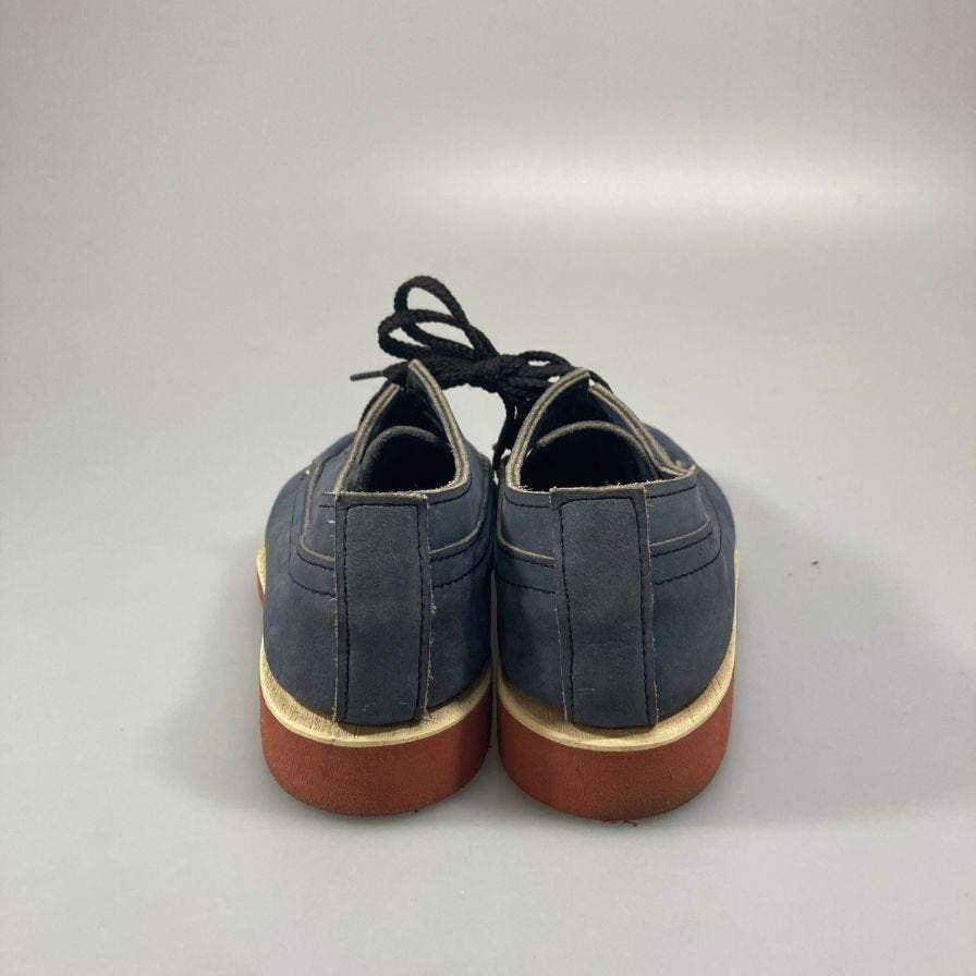 ラッセルモカシン デッキシューズ スエード メンズ ネイビー サイズ6.5E RUSSELL MOCCASIN 約25.0cm【AFC34】