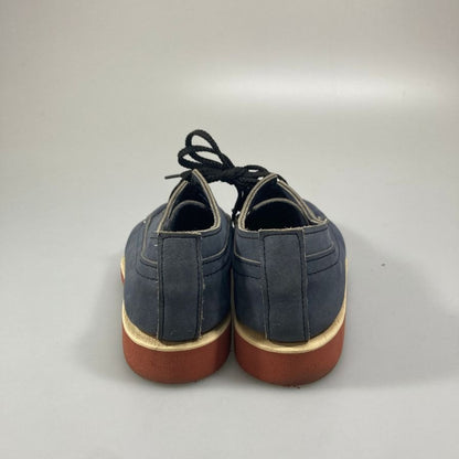 ラッセルモカシン デッキシューズ スエード メンズ ネイビー サイズ6.5E RUSSELL MOCCASIN 約25.0cm【AFC34】