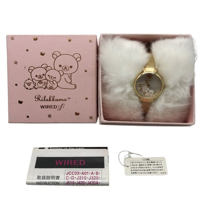 セイコー 腕時計 350本 限定品 リラックマ コラボ レディース AGEK748 SEIKO WIRED【AFI3】