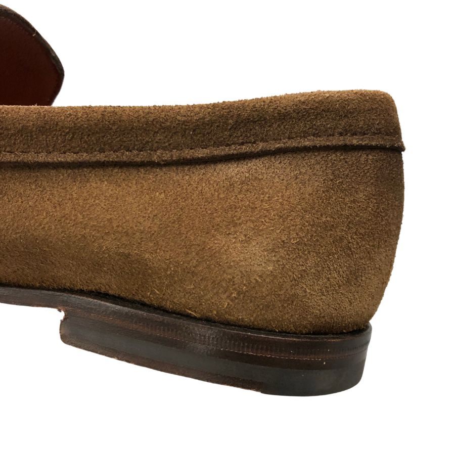 サントーニ ローファー 18000 スエード  ブラウン サイズUK6.5 メンズ SANTONI 約25.0cm【AFC40】