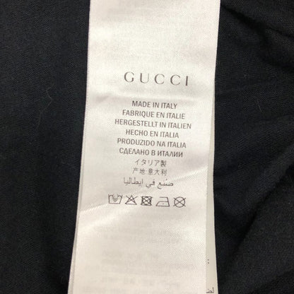 中古◆グッチ 半袖Tシャツ スパンコール ブラック レディース サイズM 492347 GUCCI 【AFB3】