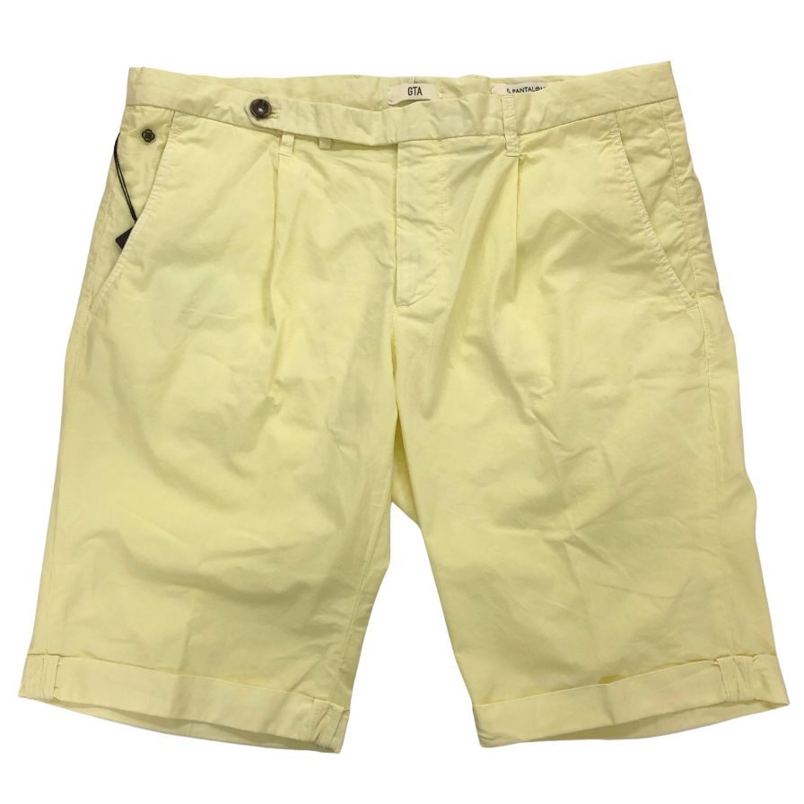 ジーティーアー ショーツ バイロンショーツ パンツ コットン ライトイエロー メンズ サイズ50 GTA BYRON SHORT 【AFB6】