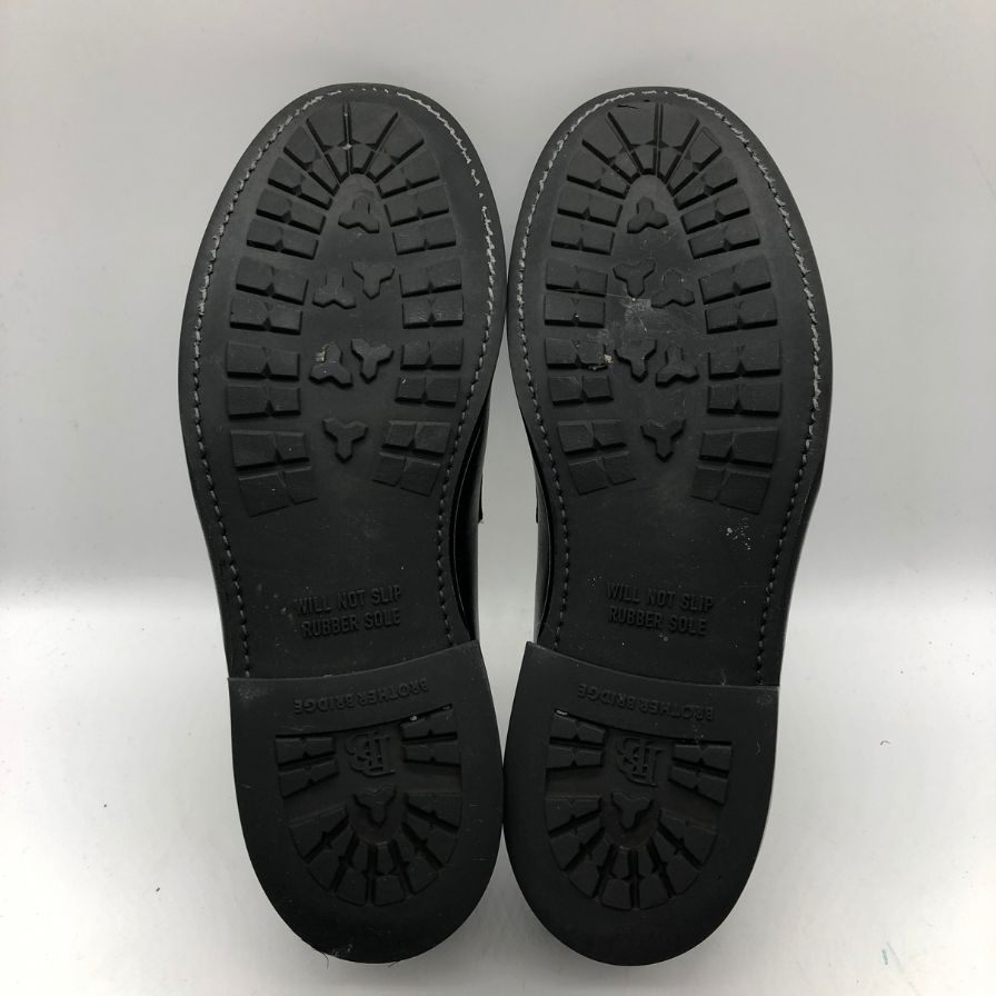 ブラザーブリッジ ローファー ケリー ブラック メンズ サイズ7.5 L001 BROTHER BRIDGE 約25.5cm【AFD12】