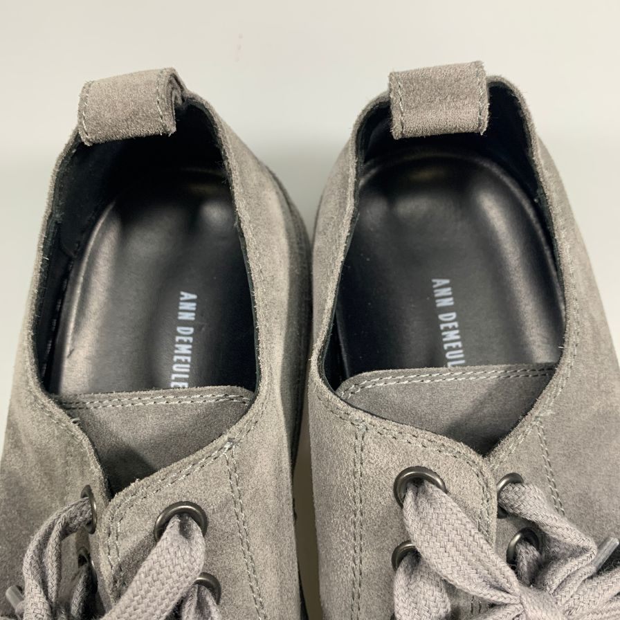 アン ドゥムルメステール スニーカー スエード メンズ サイズ42 グレー系 Ann Demeulem eester 約27.0cm【AFC36】