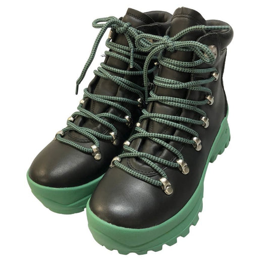 メレル ブーツ トレッキングブーツ Bristol MID レディース サイズ23.5 ブラック グリーン系 MERRELL 約23.5cm【AFD7】