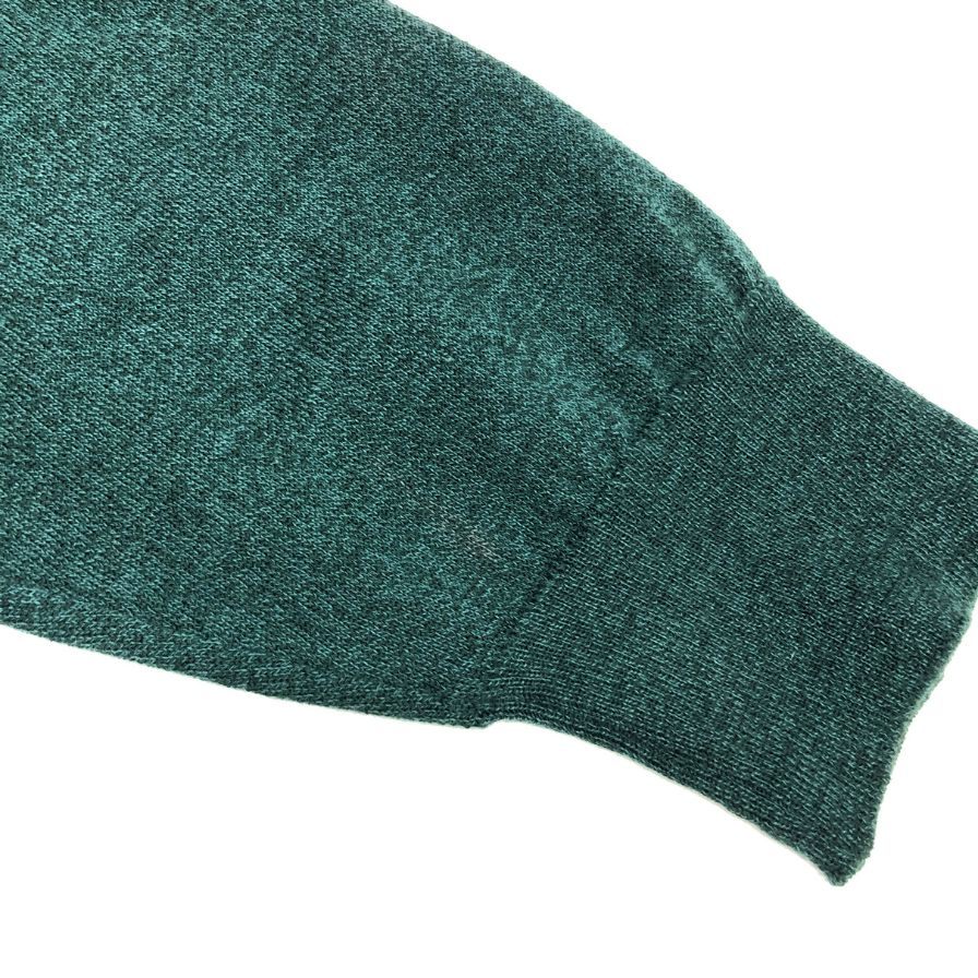 美品◆ジョンスメドレー  カーディガン ウール ニット ハイゲージ グリーン メンズ サイズL JOHN SMEDLEY 【AFB3】