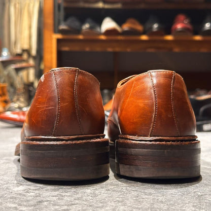 クロケット&ジョーンズ レザーシューズ  SUBS サセックス Uチップ カーフ ブラウン サイズUK7E メンズ CROCKETT&JONES ビジネスシューズ 約25.5cm【LA】【中古】