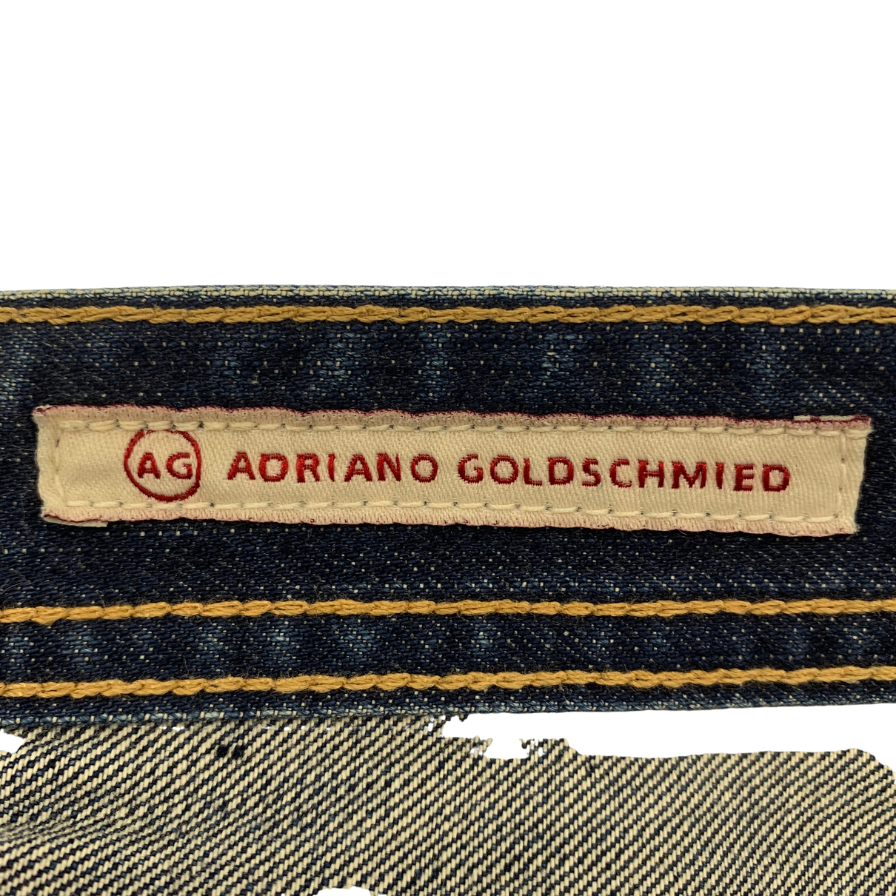 Good Condition ◆AG Adriano Goldschmied Straight Denim Pants Men's Size 33 Indigo Made in USA AG Adriano Goldschmied [AFB5] 