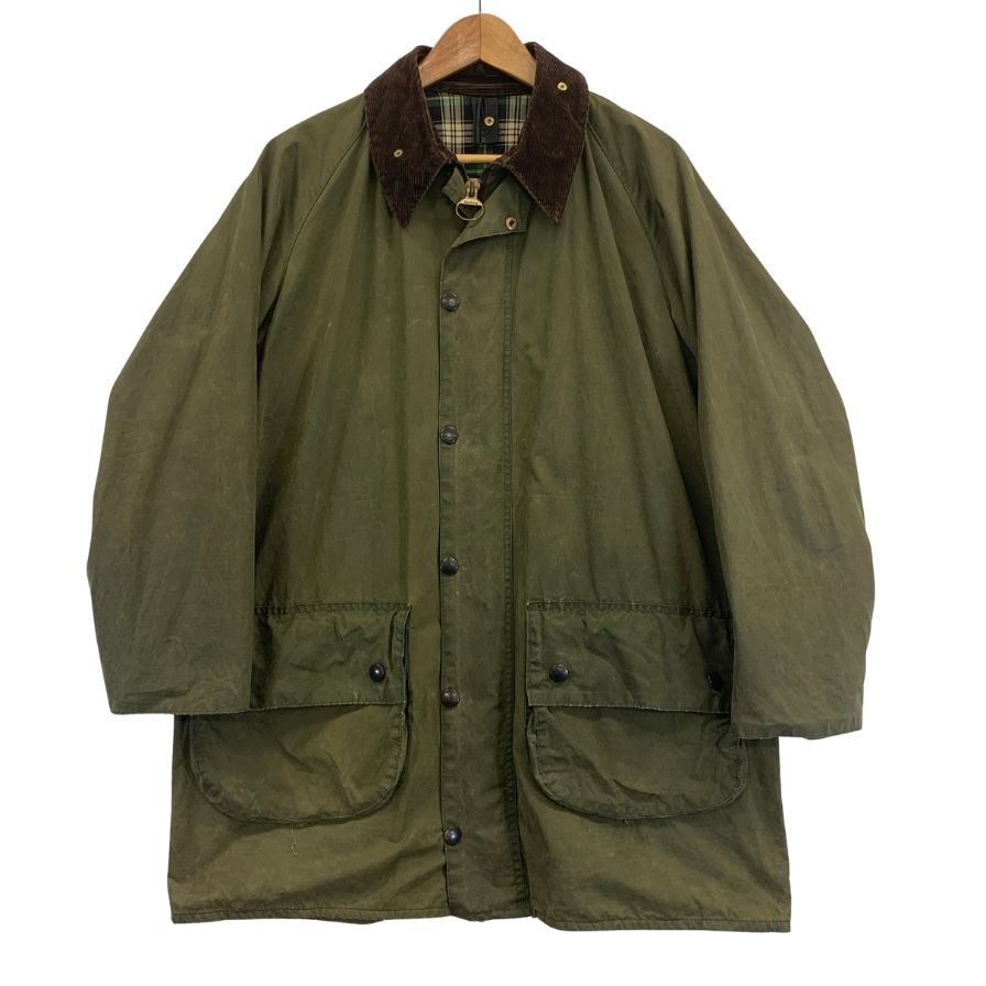 中古◆バブアー コート GAMEFAIR オイルドジャケット ハンチングジャケット メンズ サイズC40 カーキ系 Barbour 【AFA18】