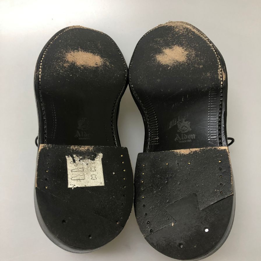 オールデン 9901 プレーントゥ コードバン ブラック メンズ  サイズUS6.5D ALDEN ビジネスシューズ 約24.5cm【LA】【中古】