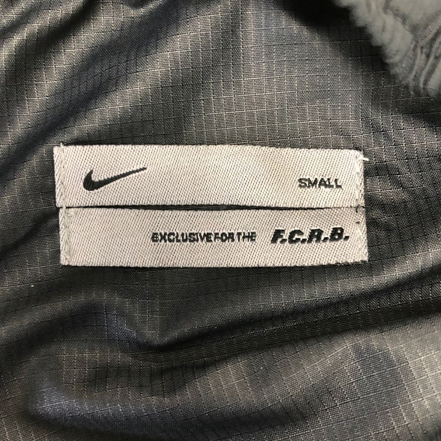 エフシー レアル ブリストル×ナイキ ストレートパンツ 裾ジップ ブラック メンズ サイズS F.C.R.B. F.C.Real Bristol×NIKE 【AFB9】