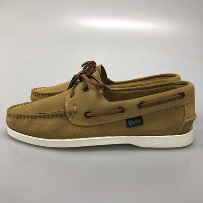 パラブーツ バース トープ デッキシューズ  0223 メンズサイズ 6  ベージュ Paraboot 約24.5cm【AFD7】