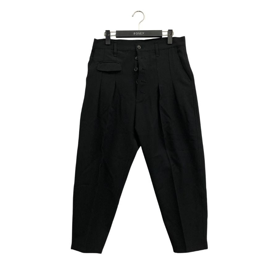 ネメス サルエルパンツ スラックス ウール ブラック サイズS メンズ NEMETH 【AFB34】