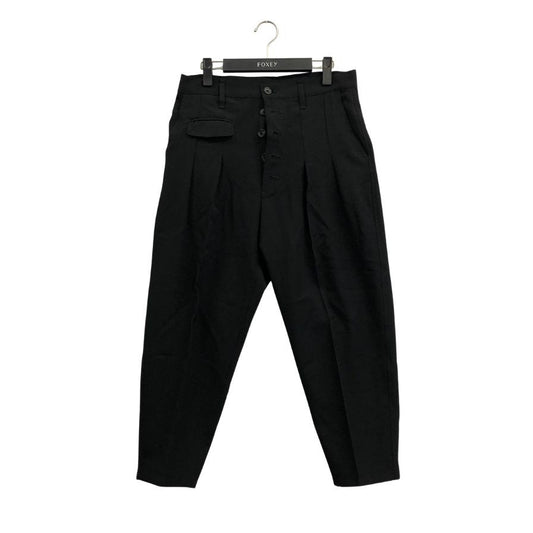 ネメス サルエルパンツ スラックス ウール ブラック サイズS メンズ NEMETH 【AFB34】