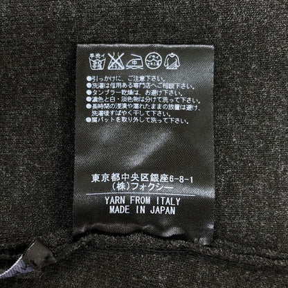 美品◆フォクシーニューヨーク ピンキングセーター カットソー トップス 31062 レディース  サイズ 38 グレー  FOXEY NEWYORK 【AFB23】