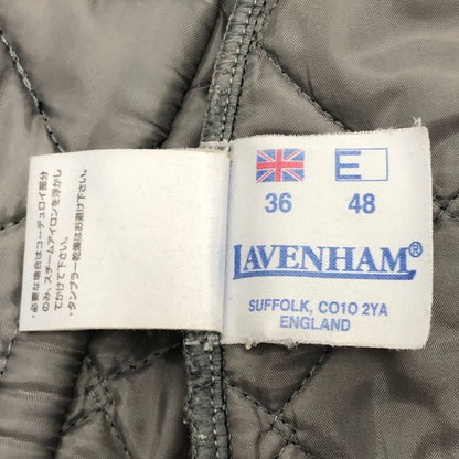 中古◆ラベンハム キルティングジャケット ウール メンズ グレー サイズ36 LAVENHAM 【AFB25】