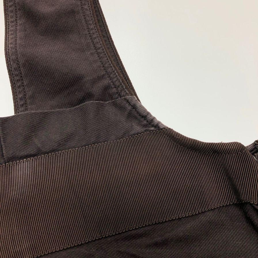 中古◆バーバリー ブルーレーベル チュニック 半袖 コットン 刺繍 ワンピース カットソー ブラウン レディース サイズ38 Burberry Blue label 【AFB6】