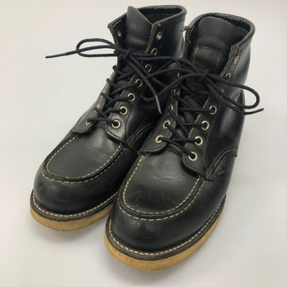 レッドウィング ブーツ 8130 アイリッシュセッター モックトゥ メンズ ブラック サイズUS8.5 REDWING 約27.0cm【AFC4】