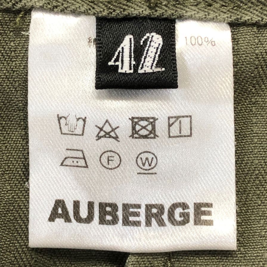オーベルジュ カーゴパンツ サイドポケット メンズ サイズ42 カーキ AUBERGE 【AFA3】