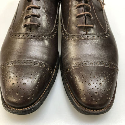 バーニーズ ニューヨーク レザーシューズ カーフ レザー ウィングチップ 内羽根 ブラウン メンズ サイズ7 BARNEYS NEWYORK MADISON ビジネスシューズ 約25.0cm【LA】【中古】