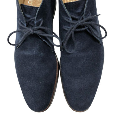クロケット&ジョーンズ チャッカブーツ チャートシー ポールスミス別注 スエード ネイビー サイズ6.5E CROCKETT&JONES CHERTSEY 約25.0cm【AFC4】