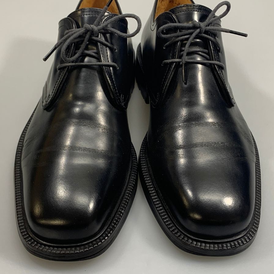 コールハーン レザーシューズ プレーントゥ 3アイレット メンズ  ブラック  サイズ42 COLEHAAN 約26.5cm【AFC30】