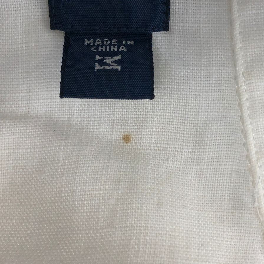 中古◆ポロラルフローレン CALDWELL リネン キューバシャツ ホワイト  メンズ サイズM  POLO RALPHLAUREN 【AFB4】