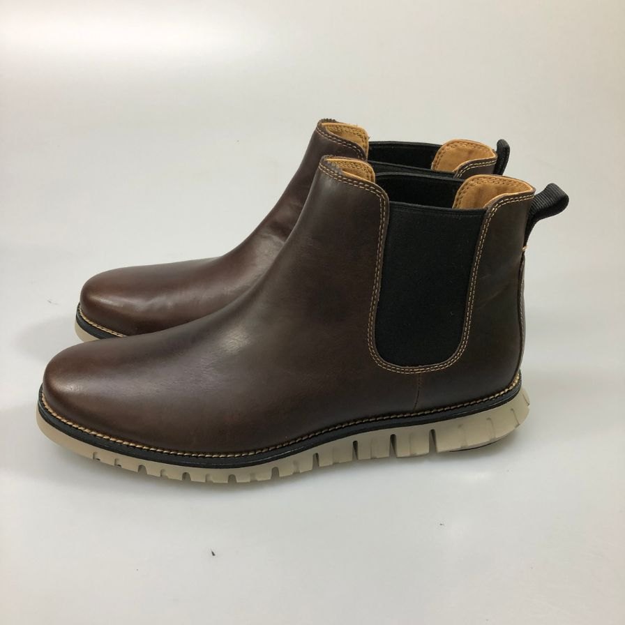 コールハーン チェルシーブーツ ゼログランド ダークブラウン サイズ10.5M メンズ COLE HAAN 約28.0cm【AFD15】