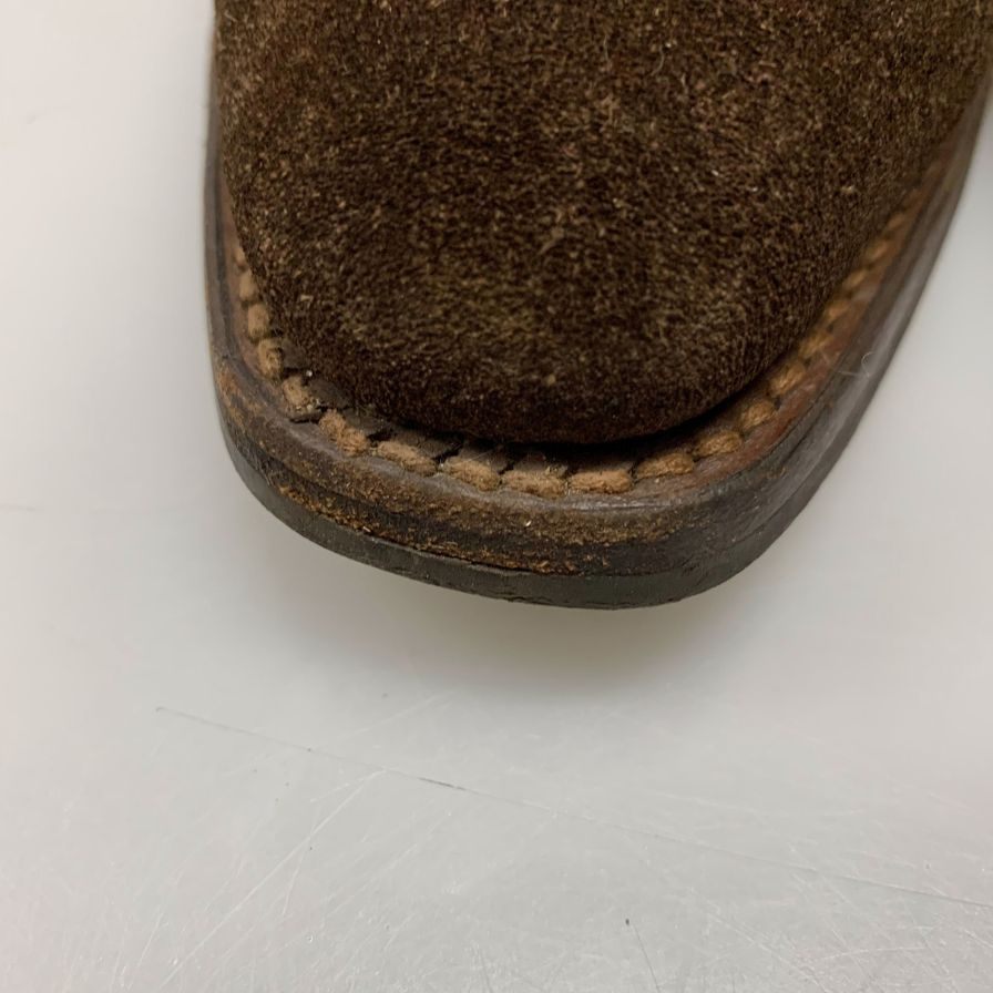 クロケット&ジョーンズ チャッカブーツ プレーントゥ テットベリー スエード ブラウン メンズ サイズ6.5E Crockett & Jones TETBURY ブーツ 約25.0cm【LA】【中古】