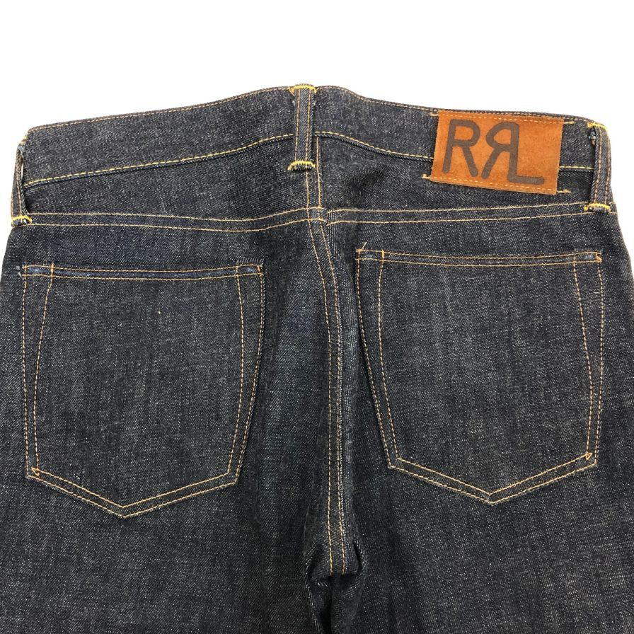 ダブルアールエル ラルフローレン デニムパンツ ボタンフライ インディゴ メンズ サイズ W29 L30 RRL RALPH LAUREN 【AFB9】