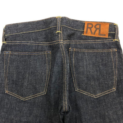 ダブルアールエル ラルフローレン デニムパンツ ボタンフライ インディゴ メンズ サイズ W29 L30 RRL RALPH LAUREN 【AFB9】