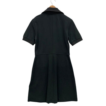 極美品◆モンクレール 23SS ワンピース ABITO DRESS ジップアップ ブラック レディース サイズXS MONCLER 【AFB31】