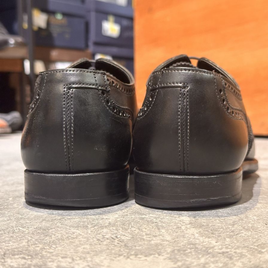 クロケット&ジョーンズ レザーシューズ クリフォード ウイングチップ ブラック サイズUK8E メンズ Crockett&Jones ビジネスシューズ 約26.5cm【LA】【中古】