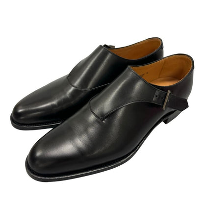 大塚製靴 レザーシューズ サイド モンクストラップ メンズ ブラック サイズ6 OTSUKA M-5 Side Monk Strap 約25.0cm【AFD6】