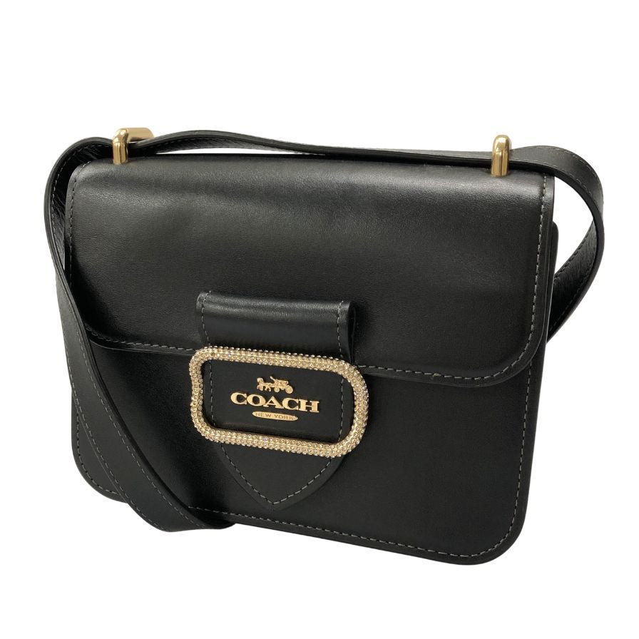 コーチ ショルダーバッグ  C0924 モーガン スクエア クロスボディ ブラック レディース COACH【AFE10】