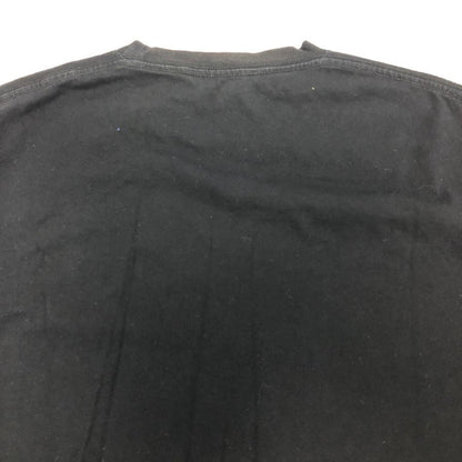 美品◆バレンシアガ Tシャツ コットン 613968  フロントロゴ ブラック サイズM BALENCIAGA 【AFB33】