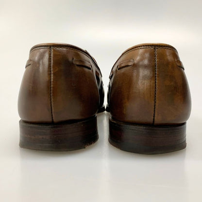 クロケット&ジョーンズ タッセルローファー キャベンディッシュ レザー カーフ 9376 ブラウン メンズ サイズ6E CROCKETT&JONES cavendish 2 約24.5cm【AFC41】