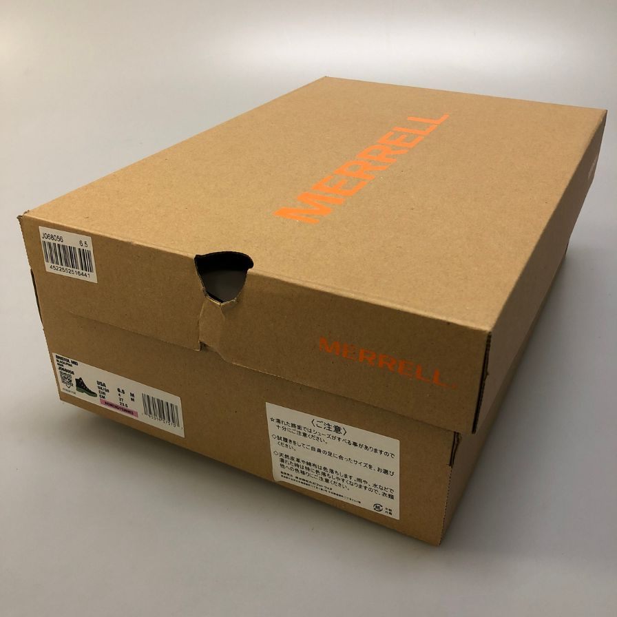 メレル ブーツ トレッキングブーツ Bristol MID レディース サイズ23.5 ブラック グリーン系 MERRELL 約23.5cm【AFD7】