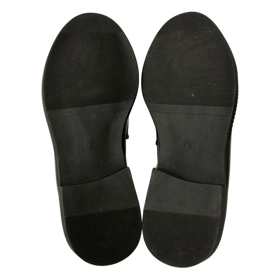 グラベラ ビットローファー ブラック S(約25cm-25.5cm) メンズ 革靴 glabella GOLD BIT LOAFER 約25.0cm【AFC40】
