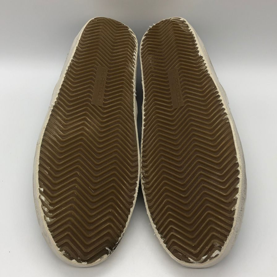 フィリップ モデル スリッポン グレー系 メンズ サイズ44 PHILIPPE MODEL 約28.5cm【AFD9】