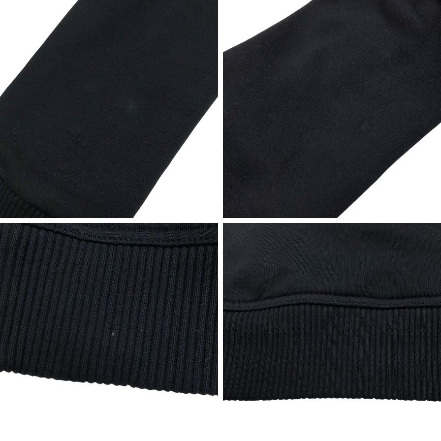 中古◆バーバリー パーカー 8045004 ノバチェックフーディー リブ メンズ ブラック サイズM BURBERRY 【AFB22】