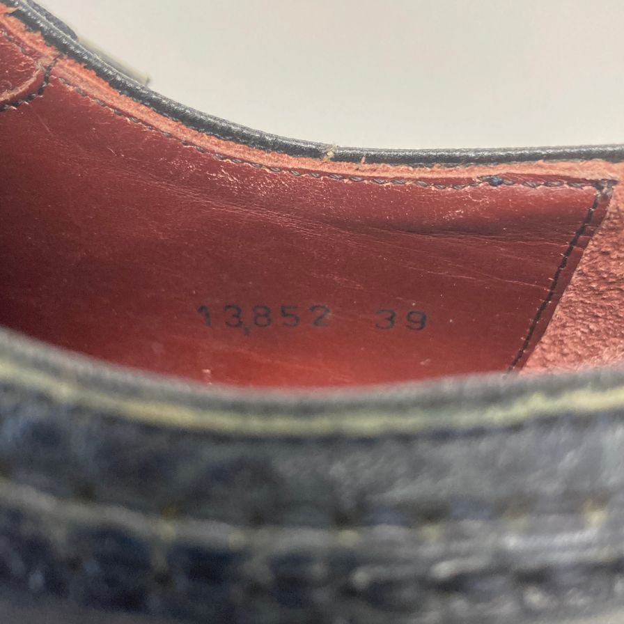 マグナーニ レザーシューズ コンビネーション プレーントゥ 13852 メンズ サイズ40 グレー系MAGNANNI 約25.0cm【AFC9】