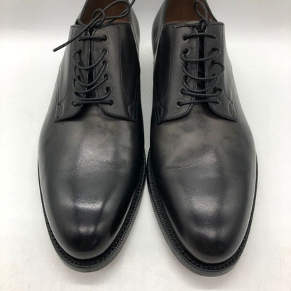 シルバノサセッティ プレーントゥ レザーシューズ ブラック サイズ6 メンズ SILVANO SASSETTI 約25.0cm【AFD13】