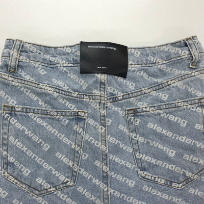 アレキサンダー ワン デニム ショートパンツ ゴロ レディース サイズ25 インディゴ alexanderwang 【AFB22】
