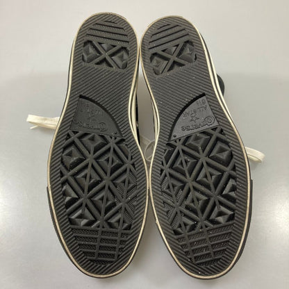 コンバース アニエスベーオールスターコラボ ハイカットスニーカー メンズ ブラック サイズ25cm CONVERSE×agnes b. 約25.0cm【AFD5】