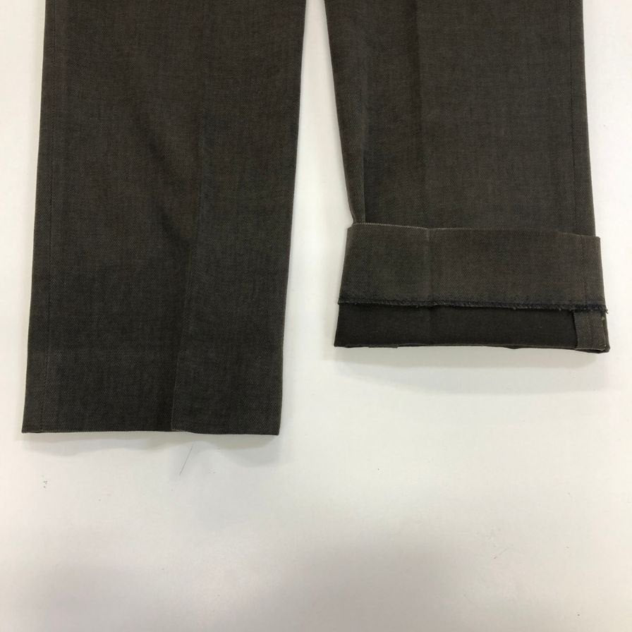 ロロピアーナ スラックス コットン テーパード パンツ ブラウン系 サイズ48 メンズ  Loro Piana 【AFB15】