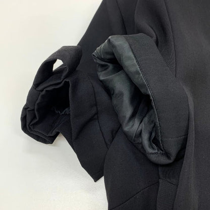 極美品◆モスキーノ チープ アンド シック 半袖 ワンピース 袖リボンあしらい  ウール100% レディース サイズ42 ＭＯSCHINO CHEAPANDCHIC 【AFB1】