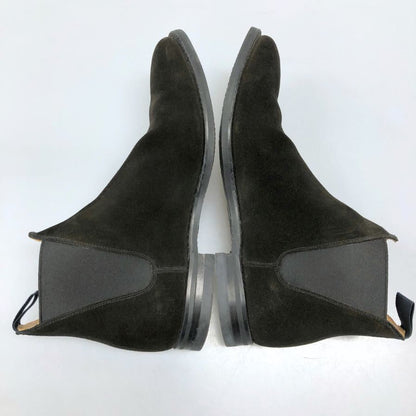 クロケット＆ジョーンズ チェルシー ブラック スエード サイズUK7.5 Crockett&Jones スエードシューズ 約26.0cm【LA】【中古】