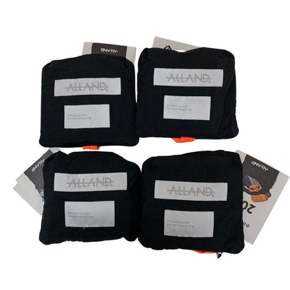 オルランド エコバッグ 5点セット ブラック ナイロン alland【AFE11】